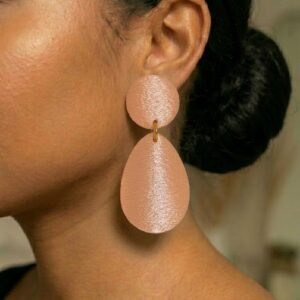 Voluté Statement Earrings – Large Modern Drop Earrings - Image 5