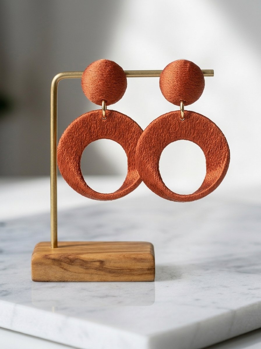 Imperial Statement Earrings – Extra Large Sculptural Design - Image 1