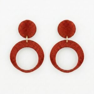 Imperial Statement Earrings – Large Modern Drop Earrings - Image 2