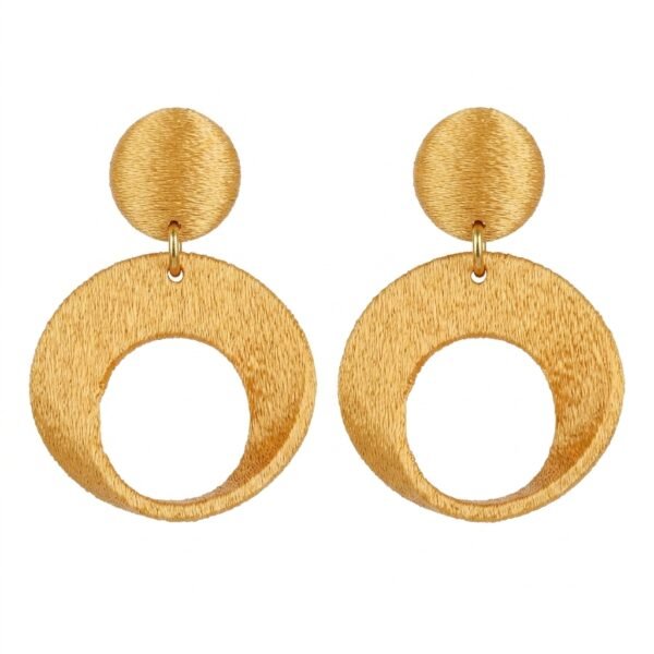 Imperial statement earrings extra large sculptural design product shot