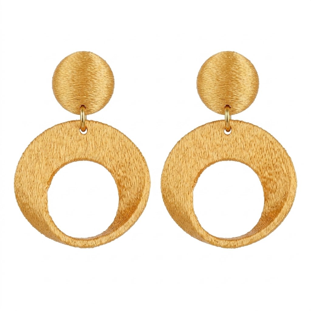Imperial statement earrings extra large sculptural design product shot