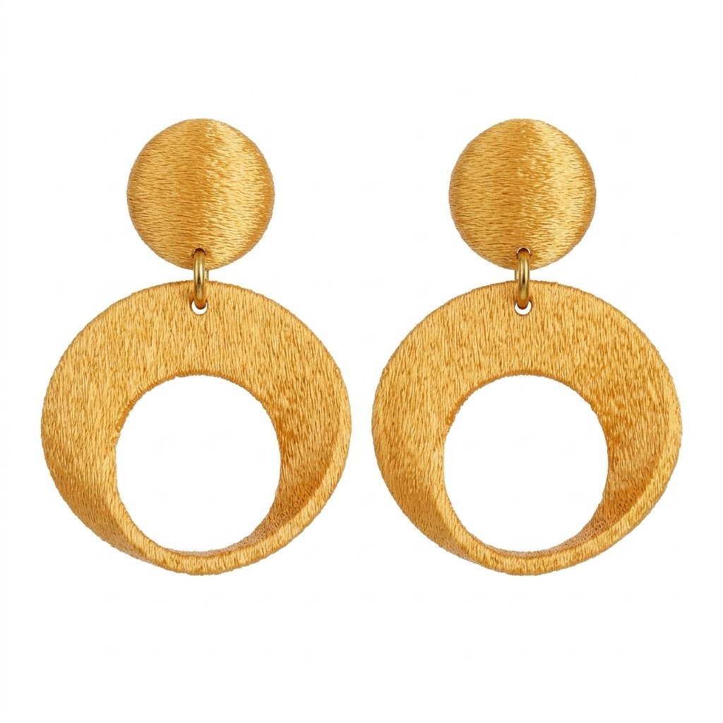 Imperial Statement Earrings – Extra Large Sculptural Design - Image 12